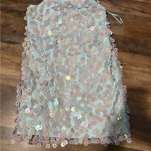 Storia Light Blue Floral Dress